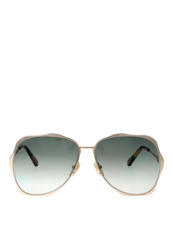Chloe' Lunettes De Soleil - Or