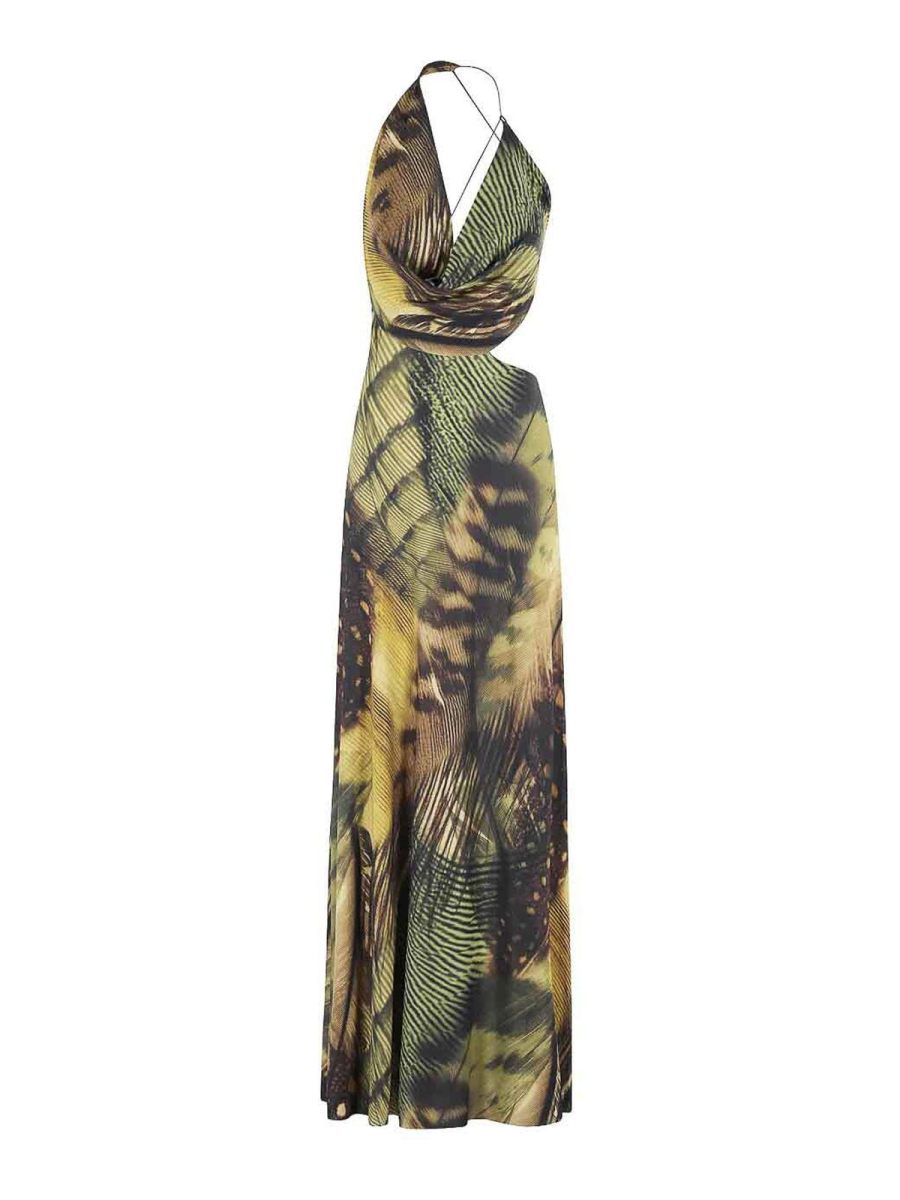 Amazuìn Robe Au Genou - Vert
