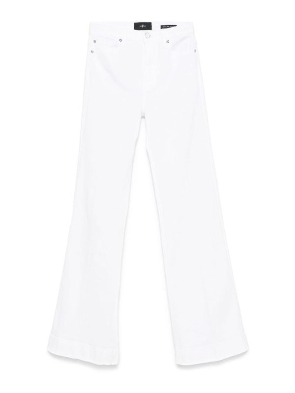 7 For All Mankind Jean Bootcut - Blanc