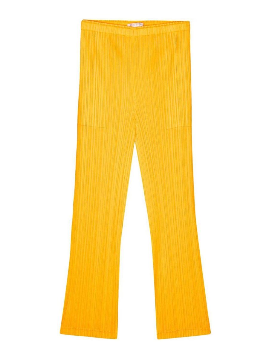 Pleats Please Issey Miyake Pantalons Décontractés - Blanc
