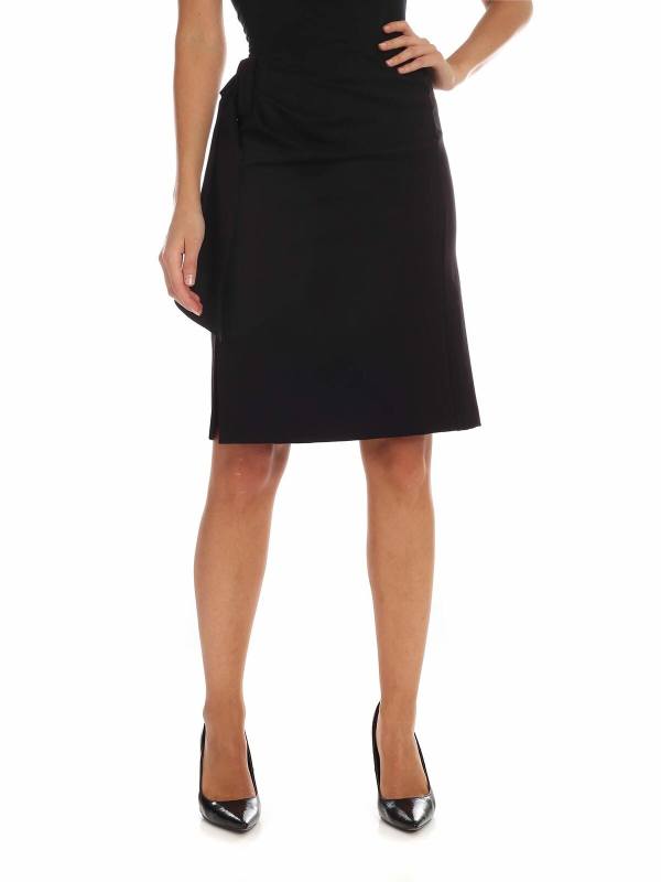 Fuzzi Jupe Midi - Noir