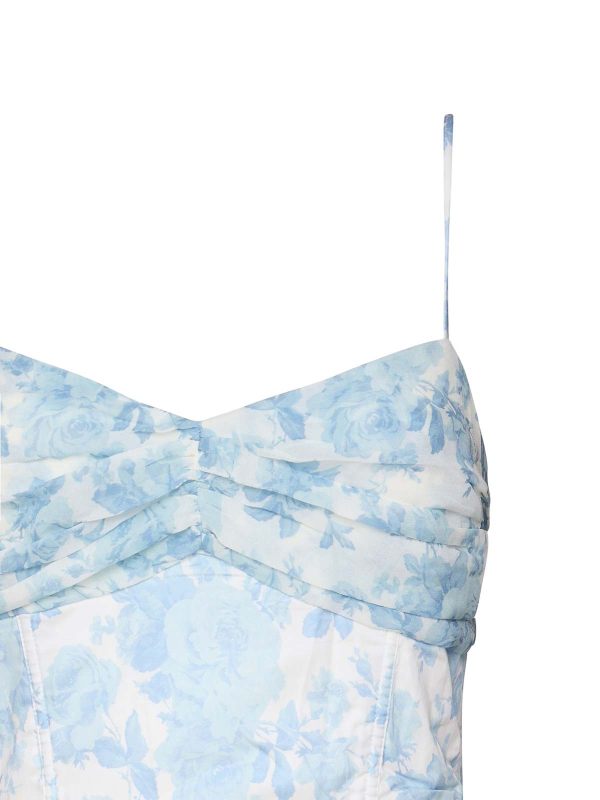 For Love & Lemons Top - Bleu