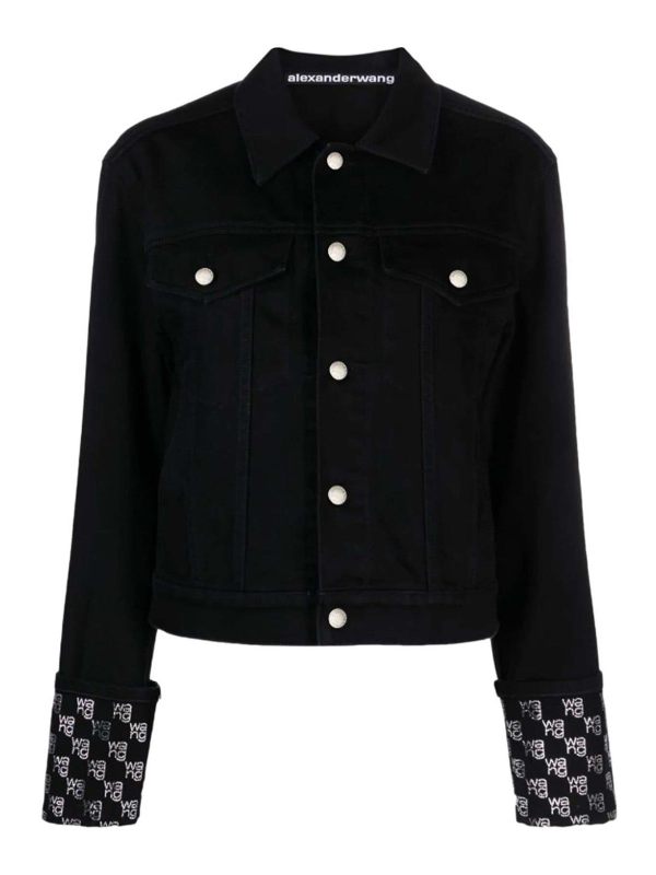 Alexander Wang Veste En Jean - Noir