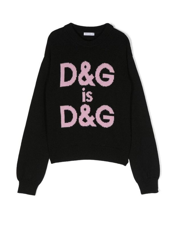 Dolce & Gabbana Pull Col Rond - Noir