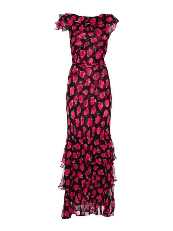 Rixo Robe Au Genou - Noir