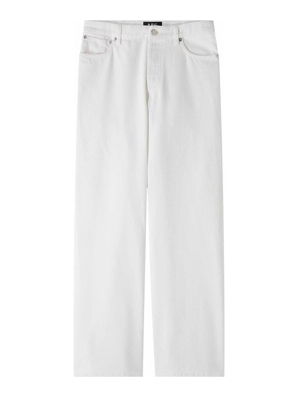 A. P.C. Pantalons Décontractés - Blanc