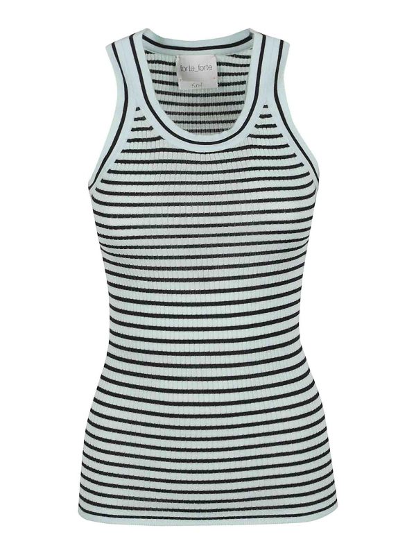 Forte Forte Top - Bleu