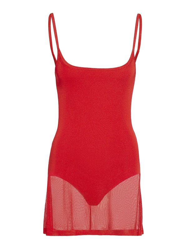 Jacquemus Robe Au Genou - Rouge