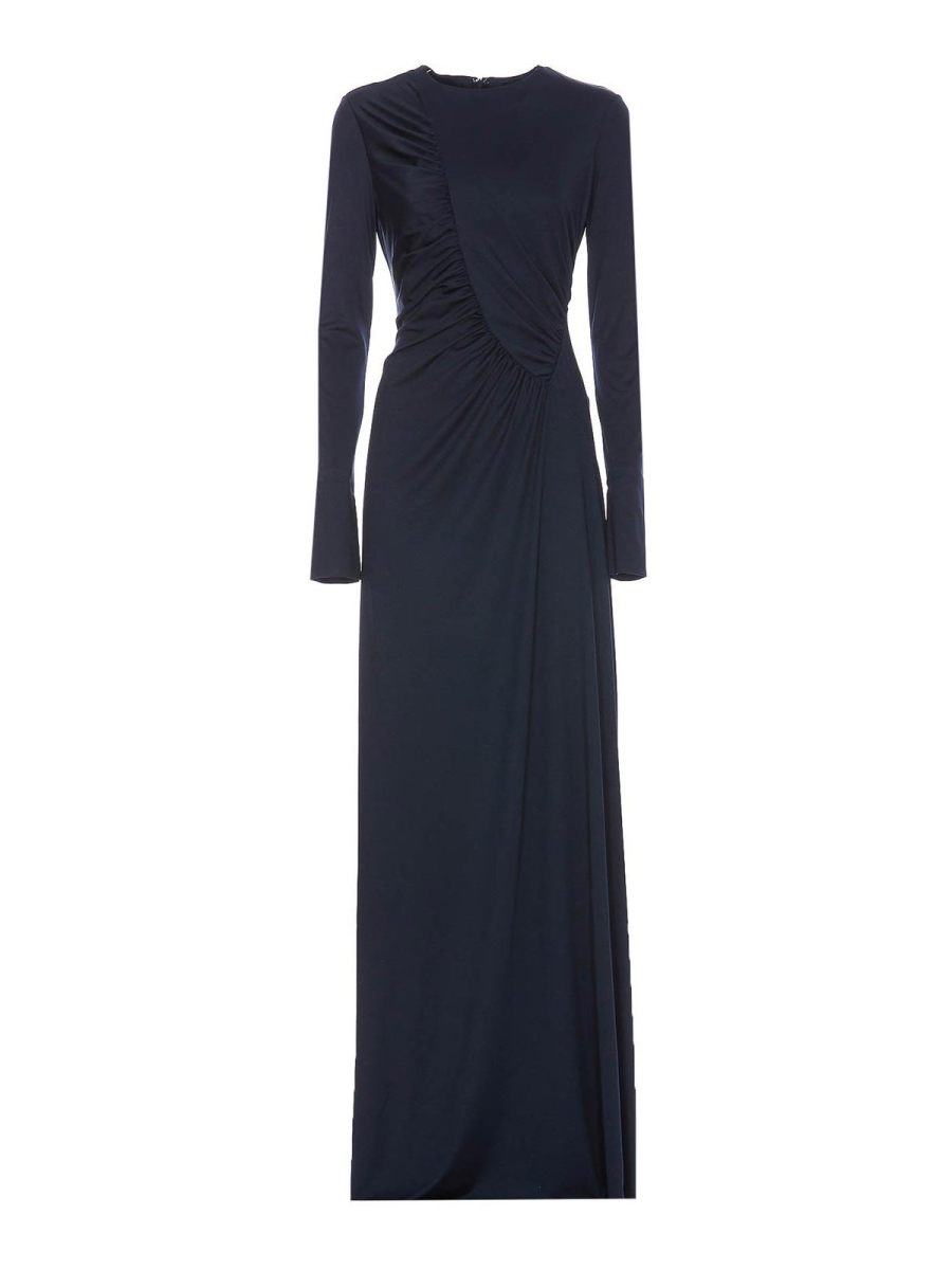 Victoria Beckham Maxi Robe - Bleu