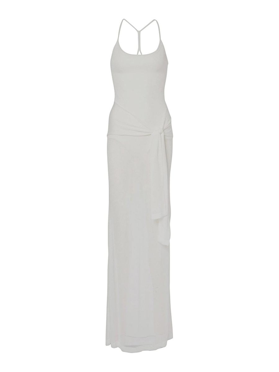 Jacquemus Robe Au Genou - Blanc