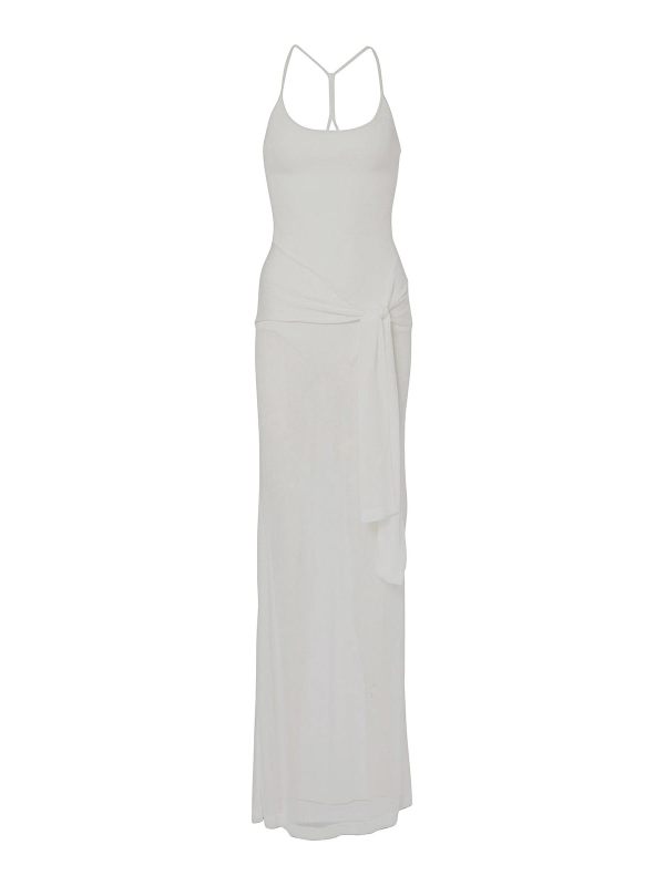 Jacquemus Robe Au Genou - Blanc