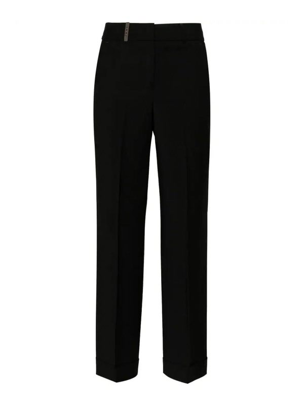 Peserico Pantalons Décontractés - Noir
