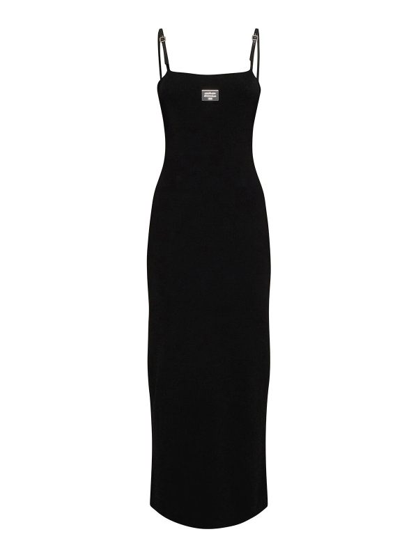 Acne Studios Robe Au Genou - Noir