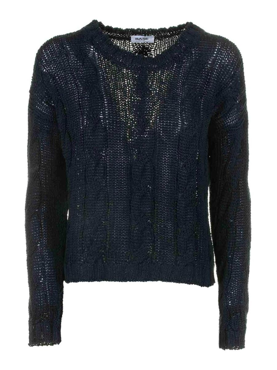 Base Pull Col Rond - Bleu