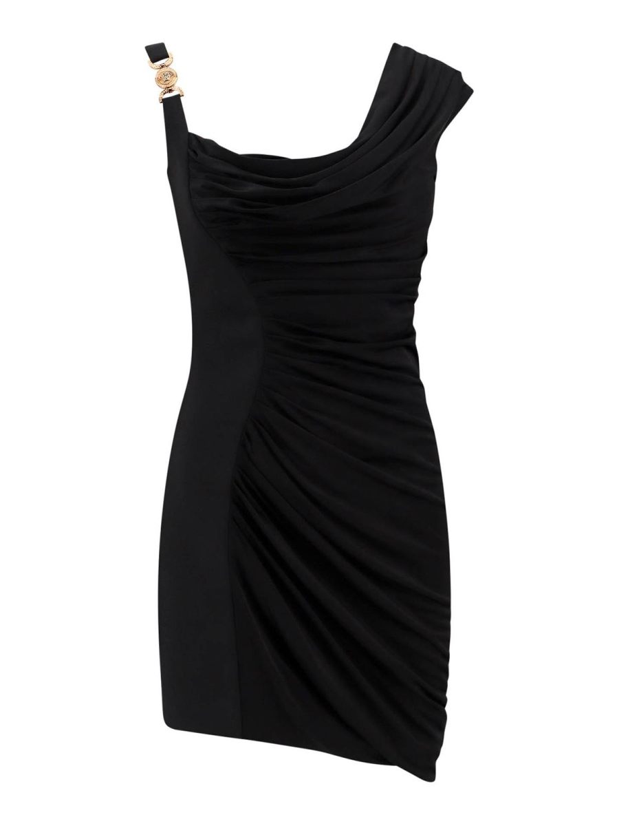 Versace Robe Au Genou - Noir