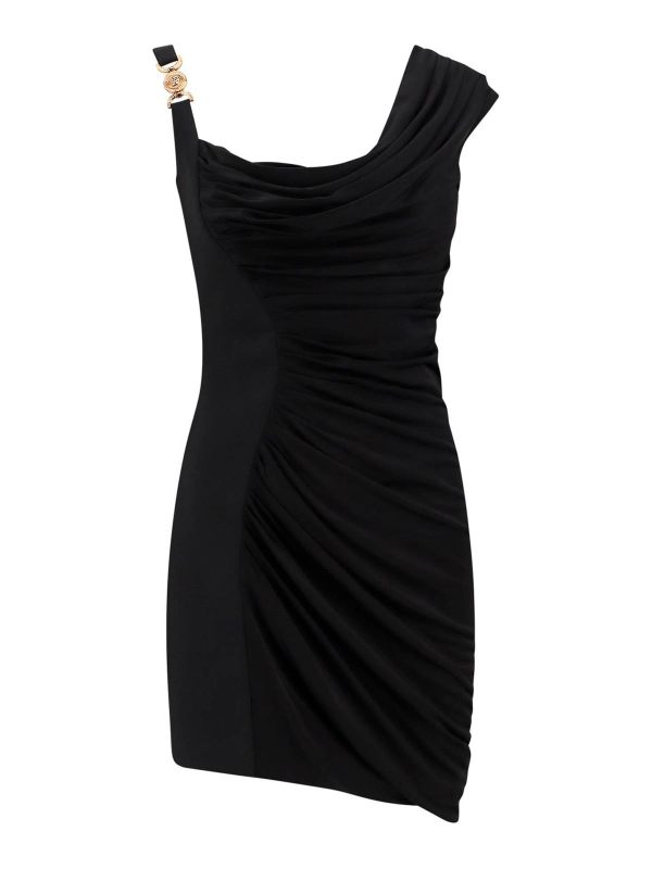 Versace Robe Au Genou - Noir