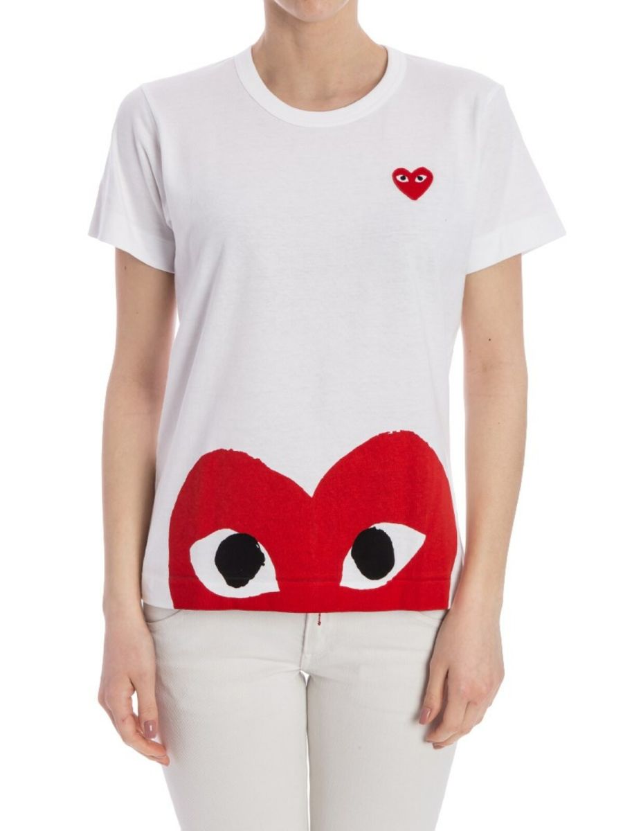 Comme des Garçons Play T-Shirt - Blanc