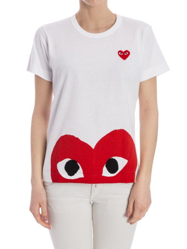 Comme des Garçons Play T-Shirt - Blanc