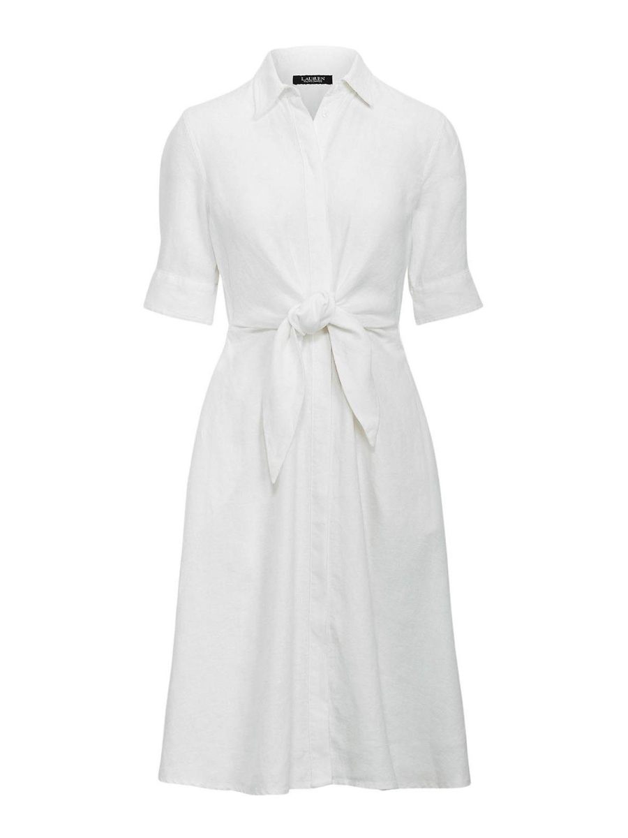 Lauren Ralph Lauren Robe Au Genou - Blanc
