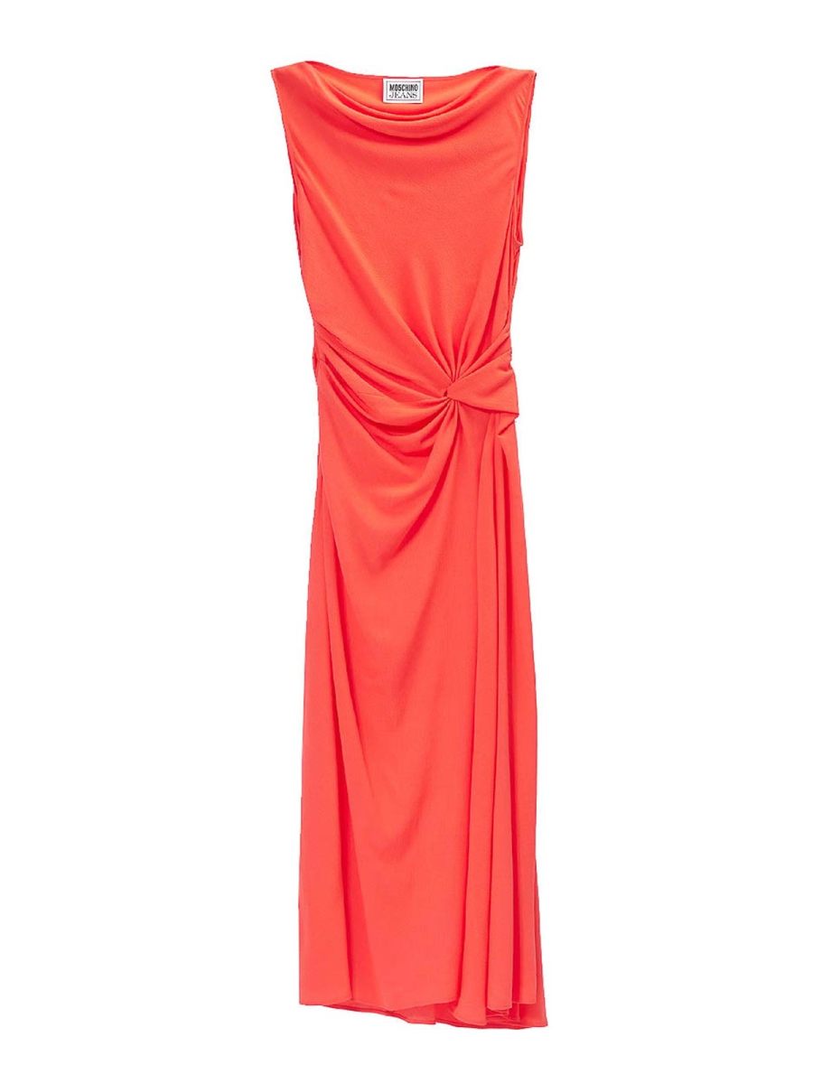 Moschino Jeans Robe Au Genou - Rouge