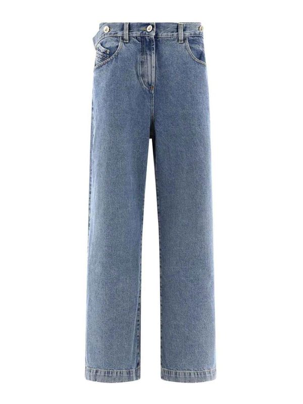 The Attico Jean Bootcut - Bleu