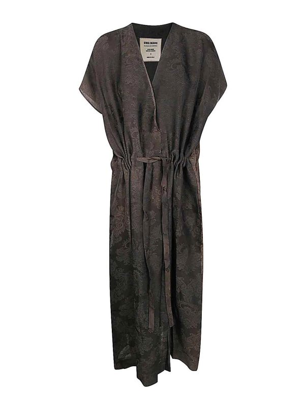 Uma Wang Robe Au Genou - Marron