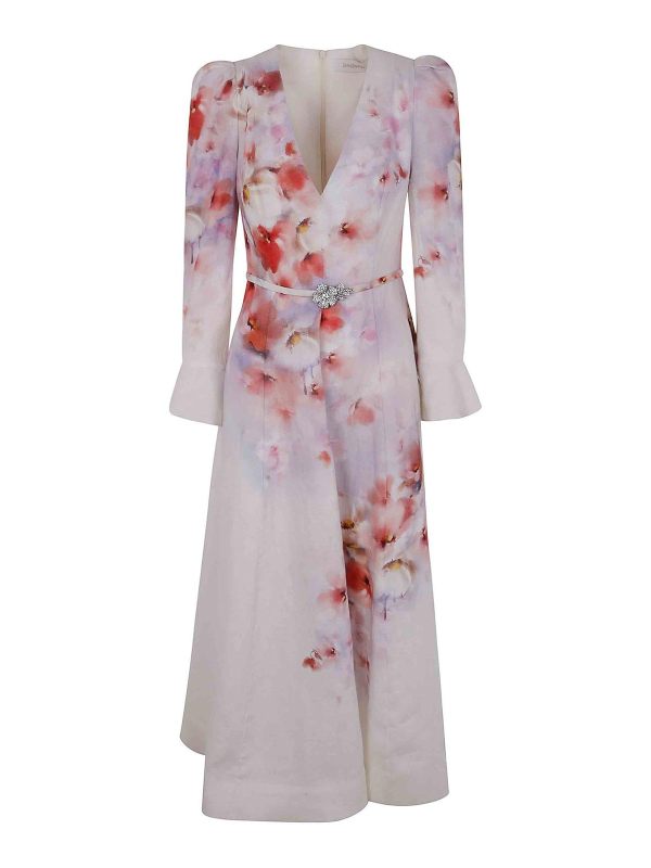 Zimmermann Maxi Robe - Rouge