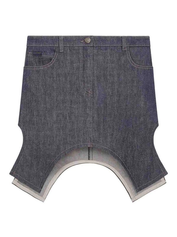 Courreges Jupe Midi - Gris