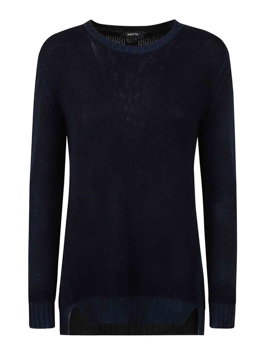 Avant Toi Pull Col Rond - Noir