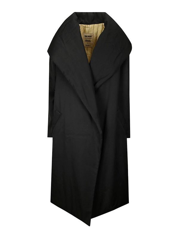Uma Wang Manteau Court - Noir