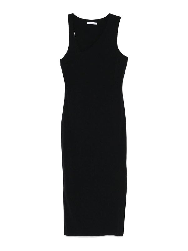 Patrizia Pepe Robe Au Genou - Noir
