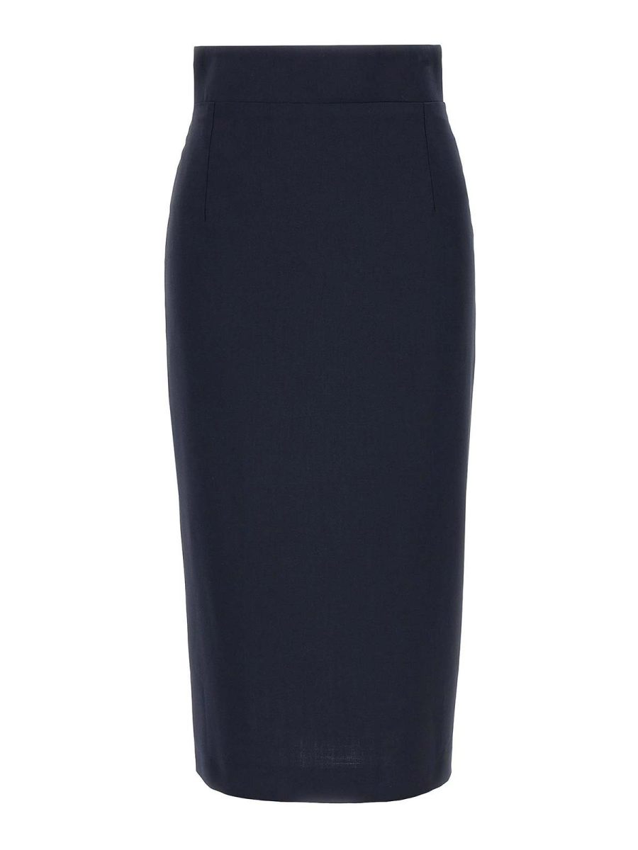Tagliatore Jupe Midi - Bleu