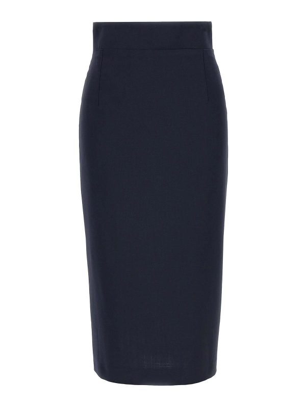 Tagliatore Jupe Midi - Bleu