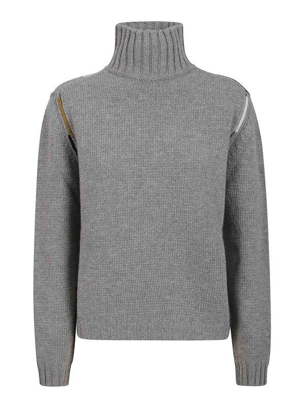 Cividini Pull Col Roulé - Gris