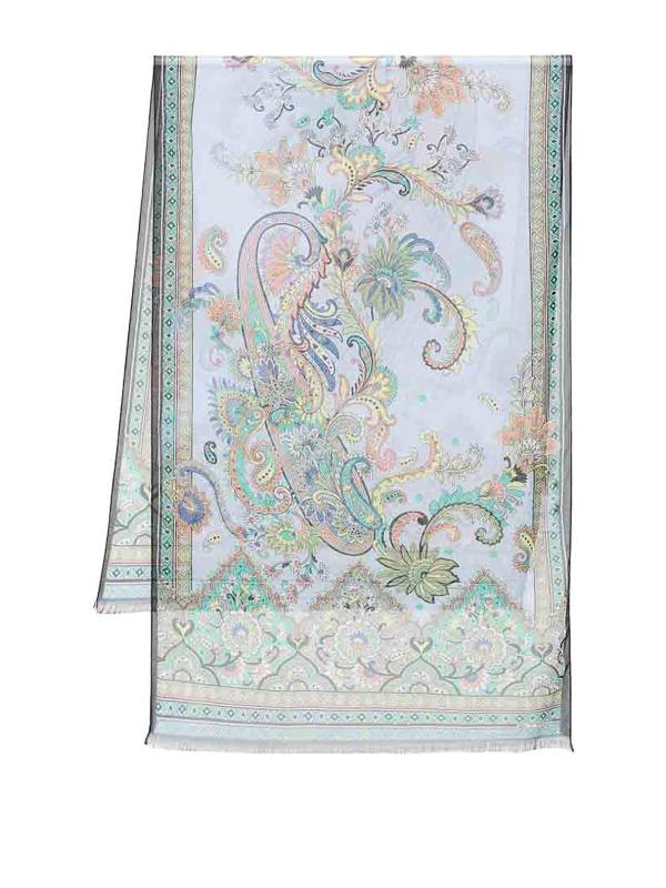 Etro Écharpe - Bleu