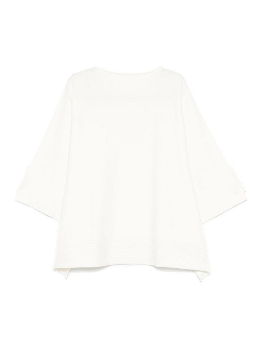 Pleats Please Issey Miyake Robe Au Genou - Blanc