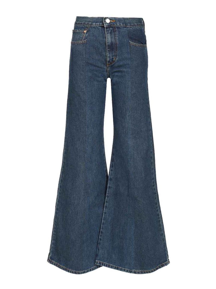 E. l.v. denim Jean Bootcut - Bleu