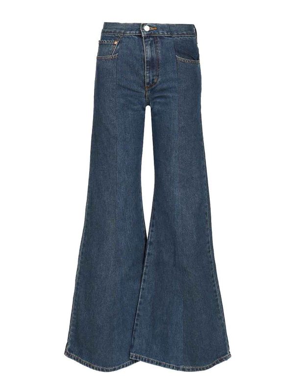 E. l.v. denim Jean Bootcut - Bleu