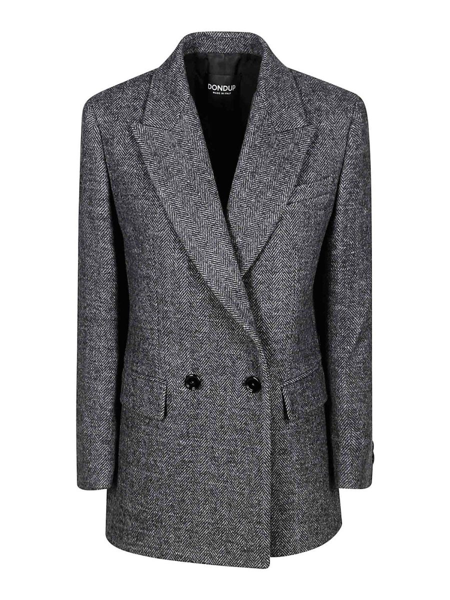 Dondup Manteau Court - Noir