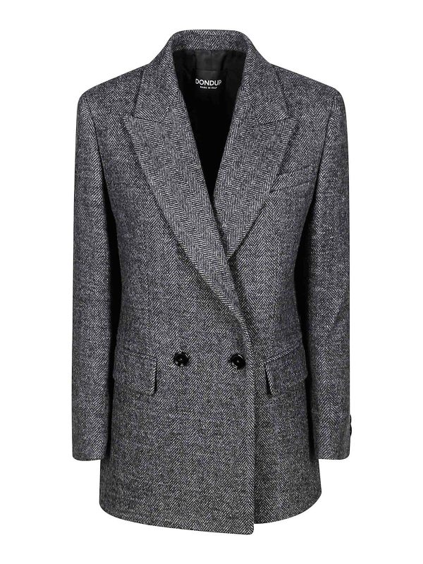 Dondup Manteau Court - Noir