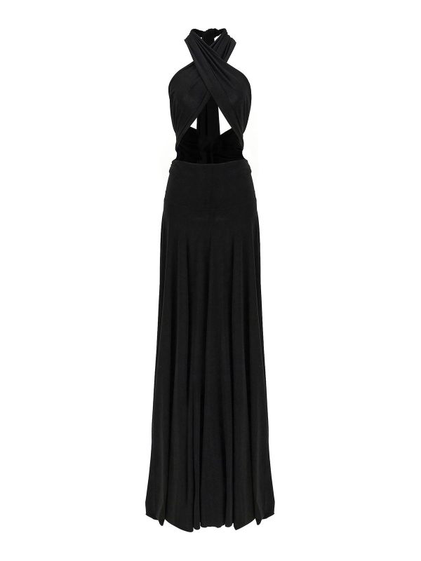 Norma Kamali Robe Au Genou - Noir