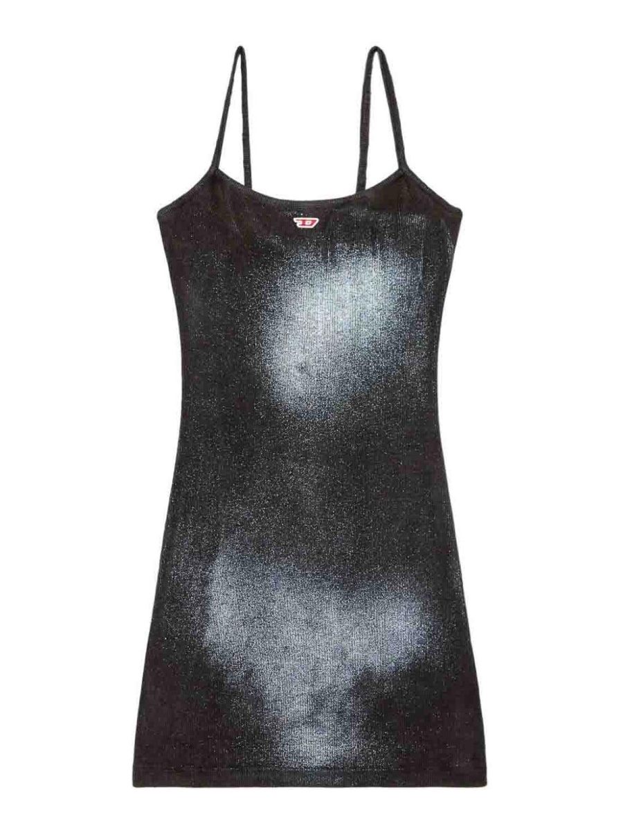 Diesel Robe Courte - Gris