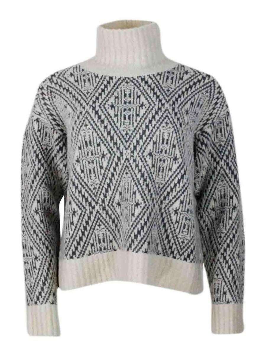 Malo Pull Col Rond - Crème