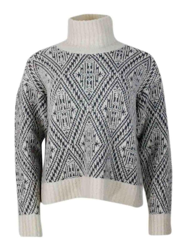 Malo Pull Col Rond - Crème