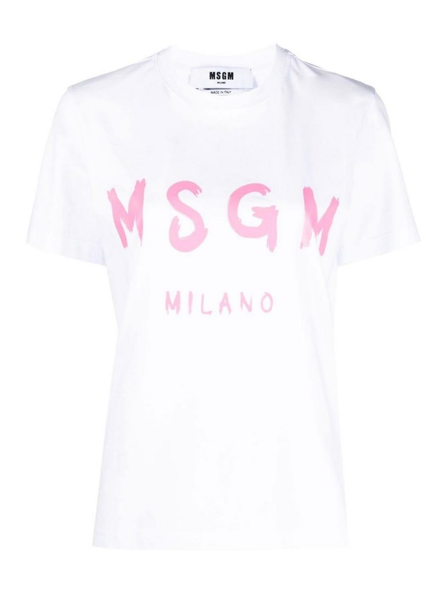 M. S.G. M. Pull Col Rond - Blanc