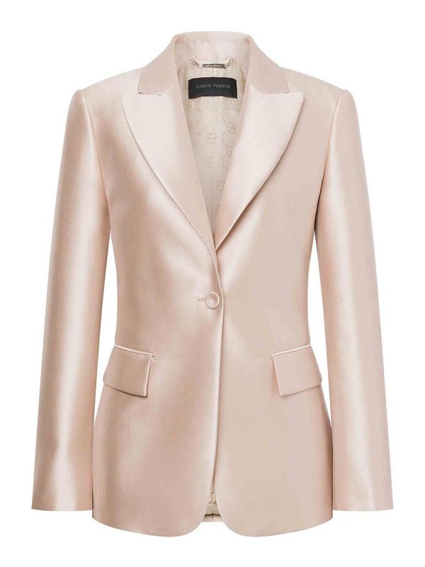 Alberta Ferretti Blazer - Crème