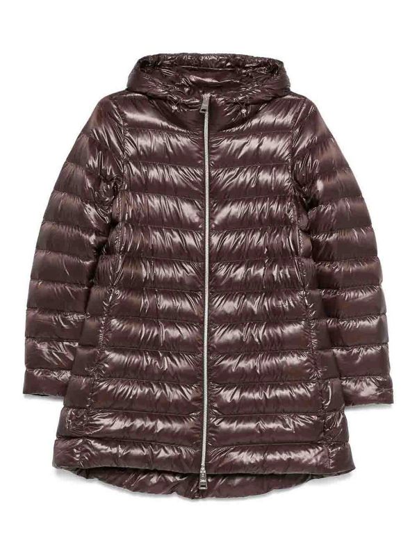 Herno Blouson Rembourré - Marron Foncé