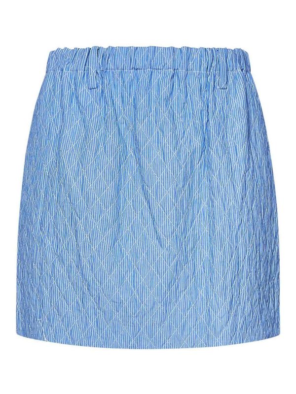N°21 Jupe Midi - Bleu