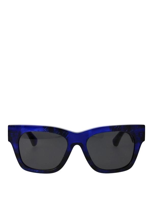 Burberry Lunettes De Soleil - Bleu
