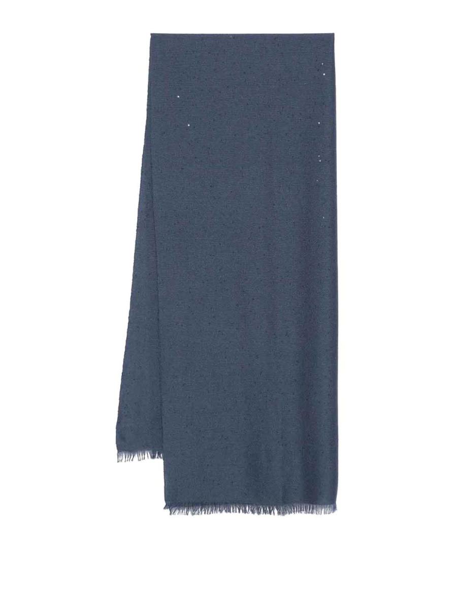 Brunello Cucinelli Écharpe - Bleu